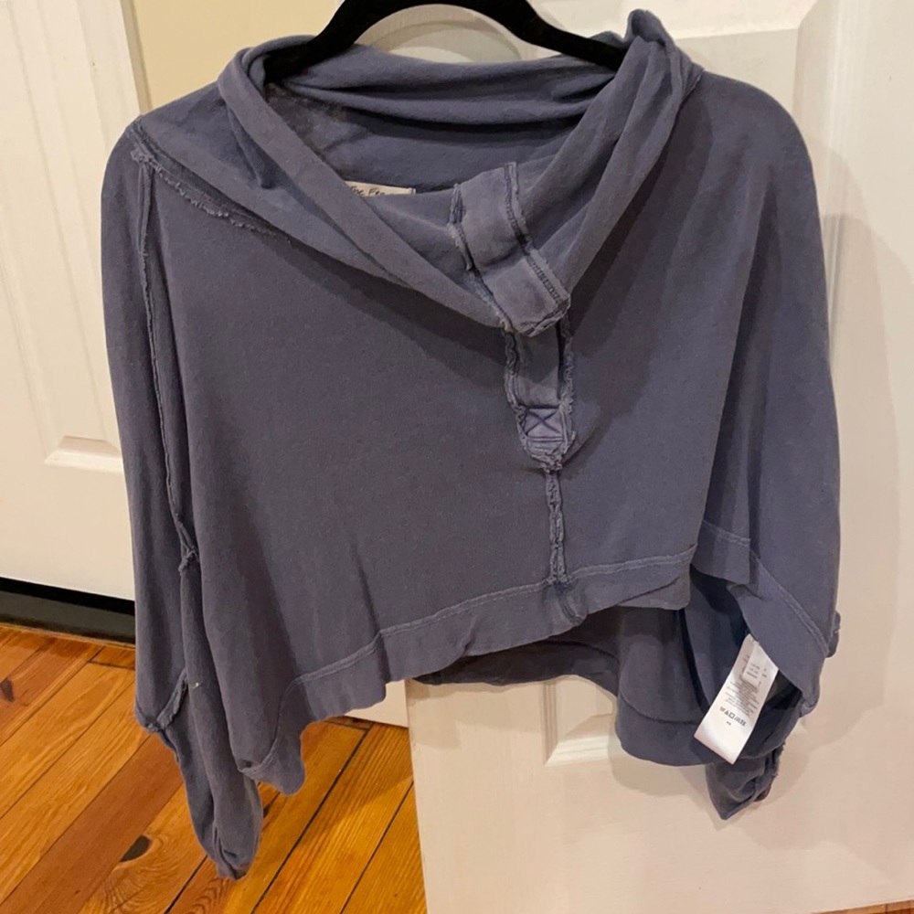 Free people cropped sweatshirt